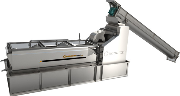 芭蕉芋淀粉設(shè)備之曲網(wǎng)擠壓型制粉機(jī)